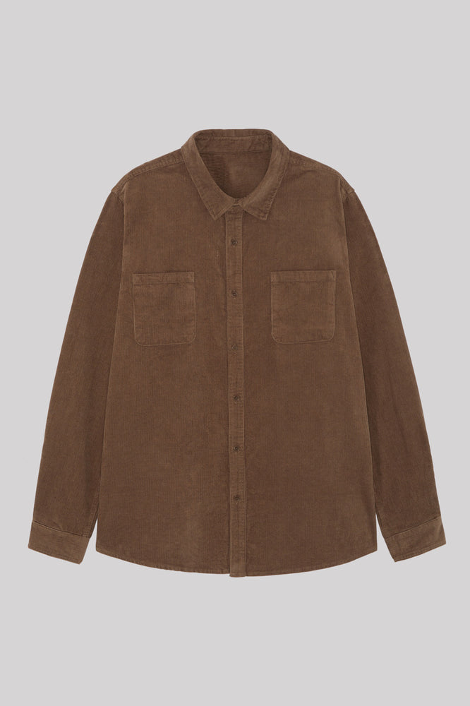 Mens OG II Cord Shirt - Deep Walnut