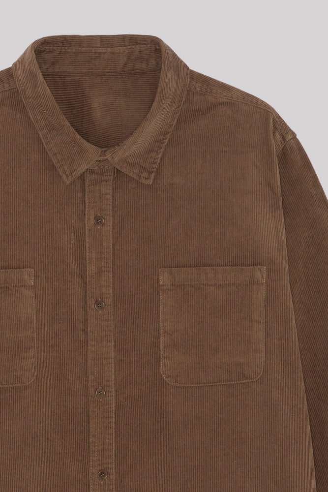 Mens OG II Cord Shirt - Deep Walnut