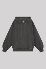 Cherub Washed Box Fit Hoodie, washed black