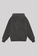 Cherub Washed Box Fit Hoodie, washed black