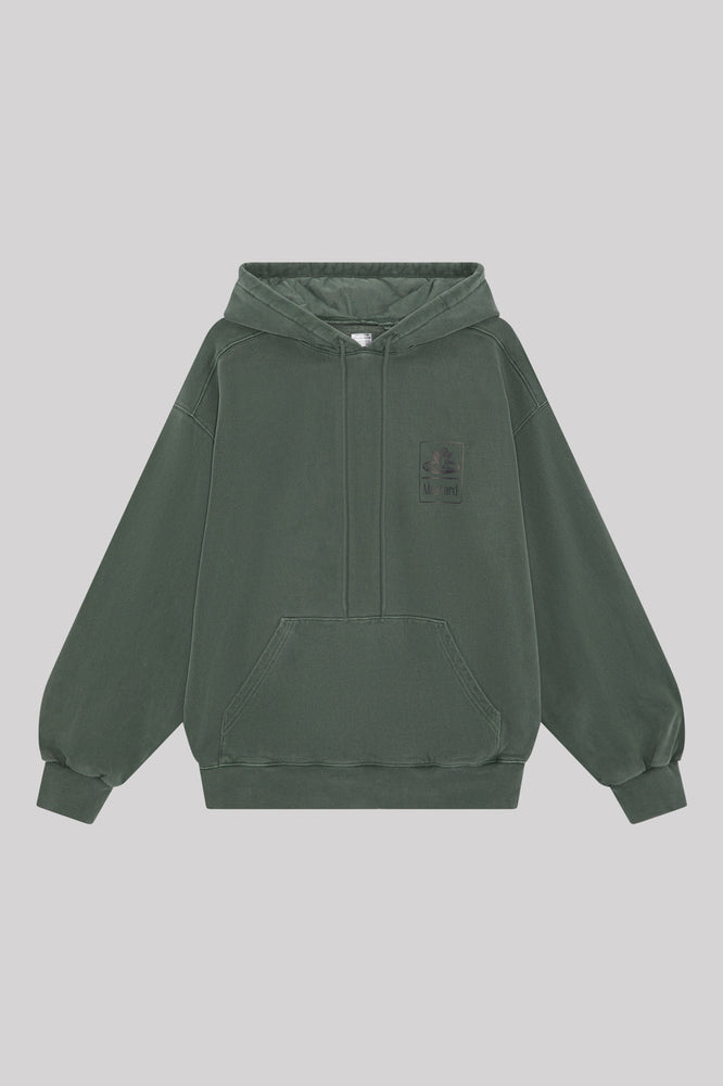 Cherub Washed Box Fit Hoodie, washed sage