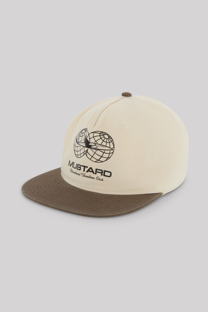 Vacation Club Snap Back Cap, Brown