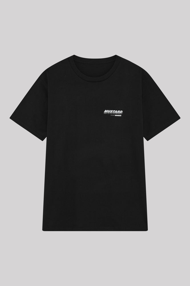 Mens Stackers Tee in Black