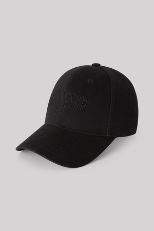 90's Cotton Twill Cap - Black/Black