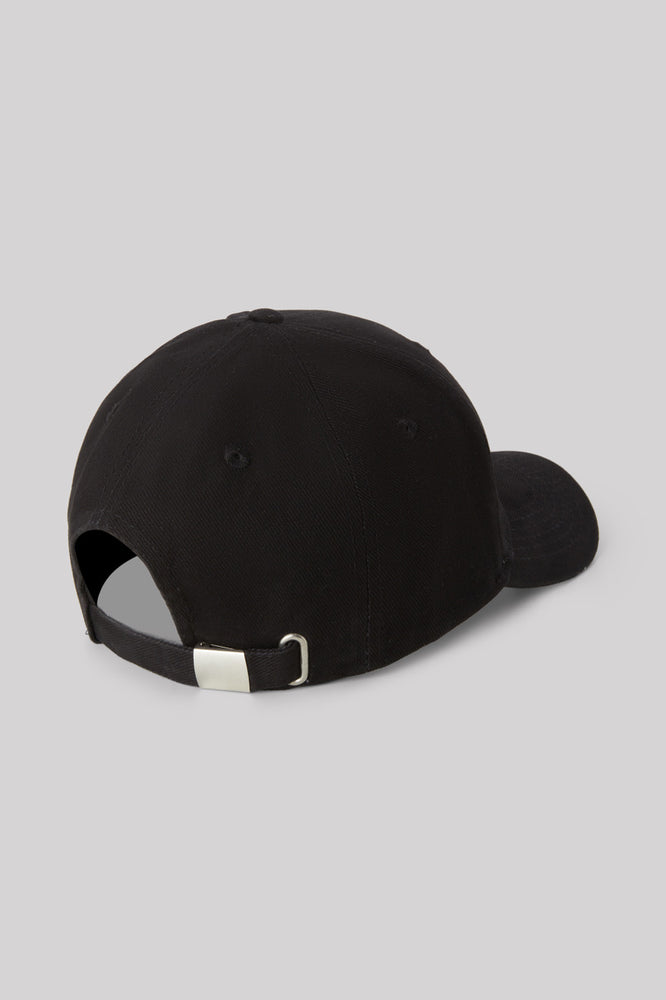 90's Cotton Twill Cap - Black/Black