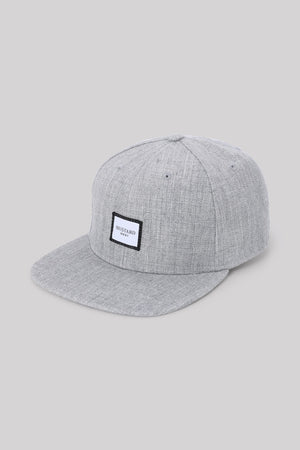 OG II Cotton twill patch snap back cap - Grey Marl