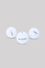 Mustard x Titleist TruFeel Golf Balls ( 3 Pack)