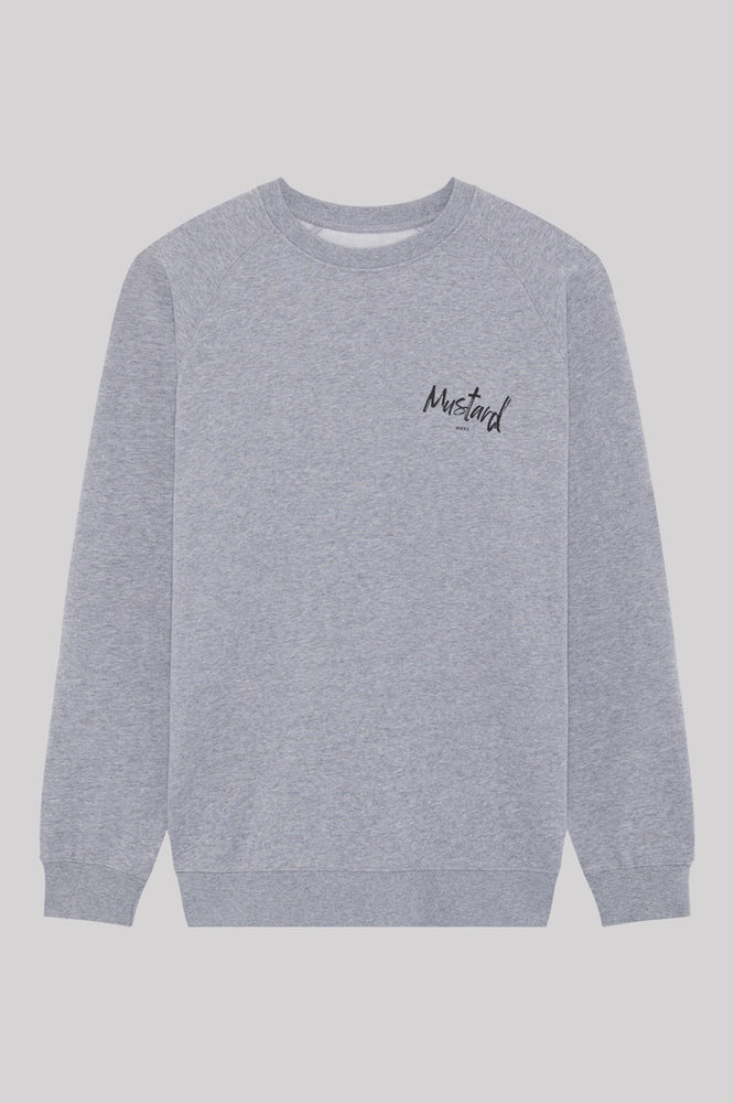 Mens Signature Crew in Grey