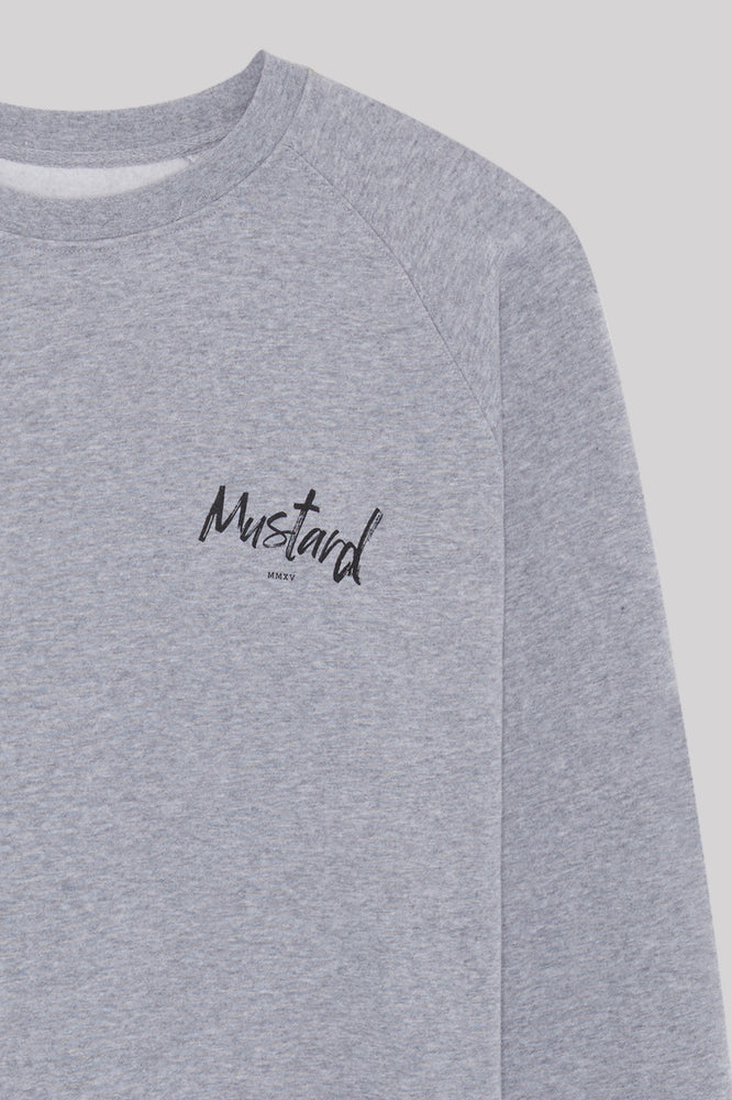 Mens Signature Crew in Grey