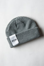 Newlyn Fisherman's Beanie in Heather Grey