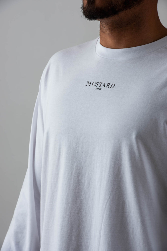 Mens OG II Long Sleeve Tee in White