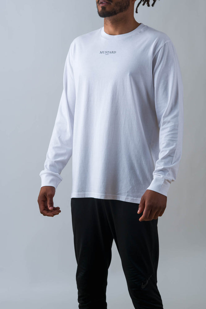 Mens OG II Long Sleeve Tee in White